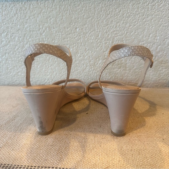 Antonio Melani Melba Nude Wedge Sandals - Picture 7 of 13